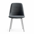 Modern dining chair with fabric upholstery and metal legs 45 x 50 x 85cm